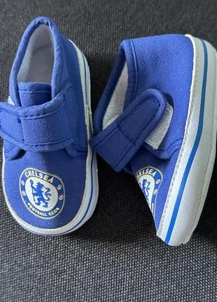 Пинетки chelsea на малыша 0-3 мес (10 cm)