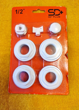 Універсальний набір для підключення радіаторів 1/2"