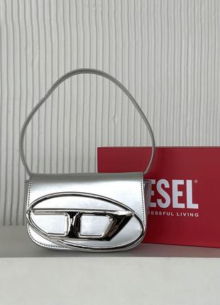 Жіноча шкіряна сумка diesel 1dr iconic shoulder