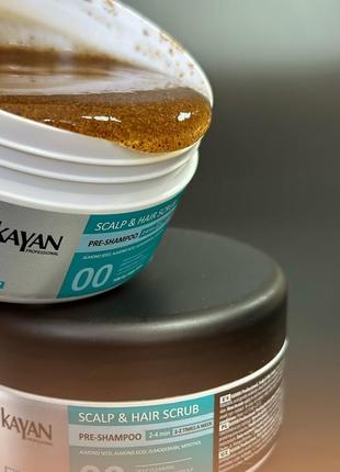 Скраб для кожи головы и волос
kayan professional scalp & hair scrub