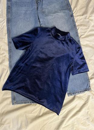 Футболка zara с необработанным низом
