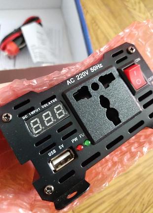 Инвертор преобразователь 24/220в powerone plus ssb 500w 2