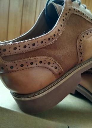 Кожаные классические мужские туфли / броги aldo оригинал сша, размер us9 eur42 28см5 фото