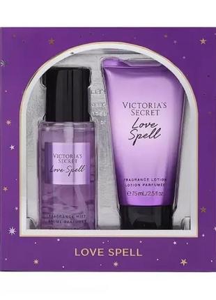 Парфюмированный набор victoria’s secret love spell duo