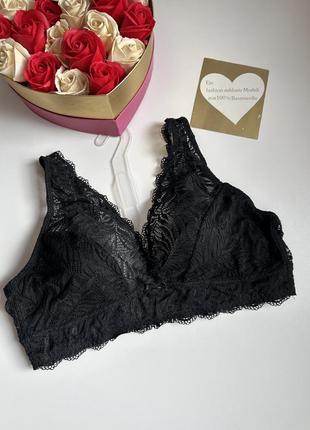 Новый шикарный кружевной бюстгальтер бралетт 💙💛 сток
