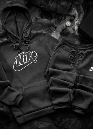 **худи и брюки nike | зимний, утепленный, с начесом**