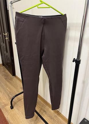 Лосины кожа,шоколадный цвет😍