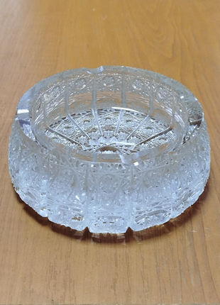 Кришталева попільничка чср чохія богемія ручна робота