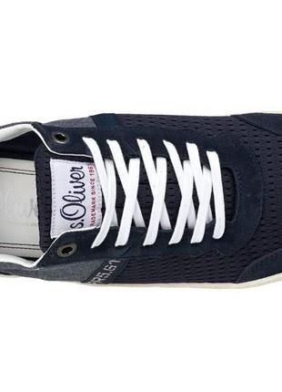 Кеди s.oliver navy blue pr561 туфлі кросівки 444 фото