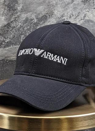 Бейсболка кепка armani black white