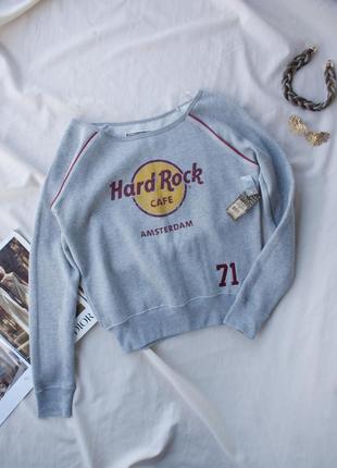 Актуальний брендовий джемпер батнік від hard rock cafe
