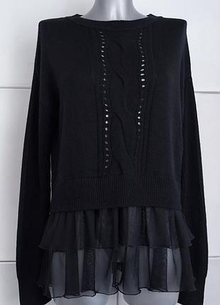 Светр patrizia pepe чорного кольору