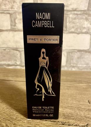 Нова туалетна вода naomi campbell "pret a porter", 50 мл., оригінал
