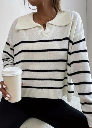 Стильный свитер оверсайз крой