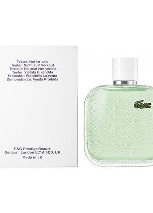 Оригінал lacoste l.12.12 blanc eau fraiche 100 ml tester туалетна вода