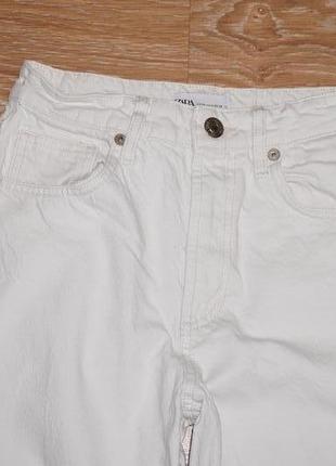 Женские молочные джинсы zara jeans4 фото