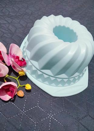 Силіконова форма для випікання випічки кексів стан новий