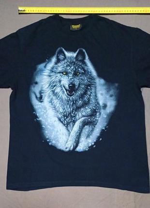Плечи 46 см rocksir футболка с волком size l