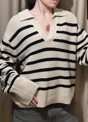 Светр смугастий h&m оригінал