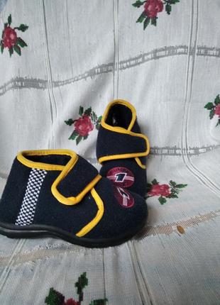 Супер тапочки  р.25"number"синього кольору,устілка-14,5см.