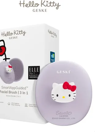 Щетка для лица geske с1 hello kitty с держателем