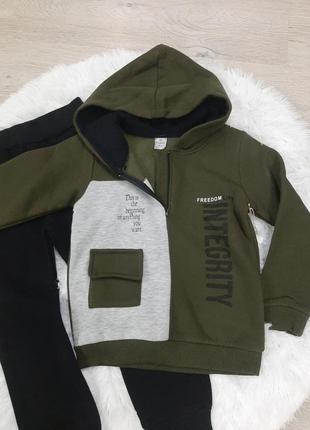 Теплый спортивный костюм для мальчика