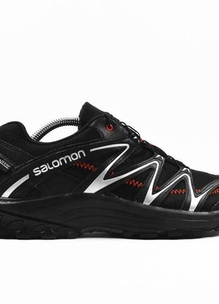 Брендовые оригинальные водонепроницаемые черные кроссовки salomon gore-tex