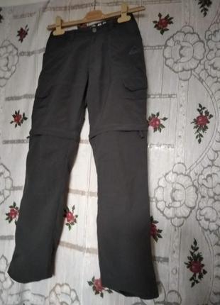 Штани-шорти сірого кольору 12 р.152см.поліамід.