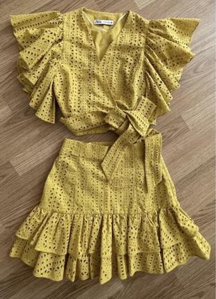Костюм zara прошва