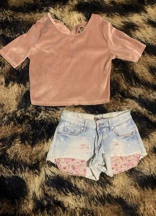 Футболка плюшевая пышная роза