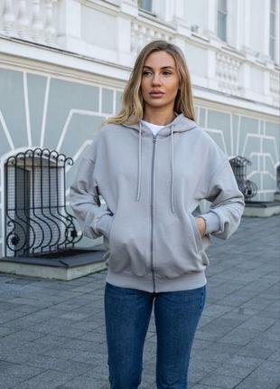 Кофта толстовка новая женская на молнии с капюшоном3 фото