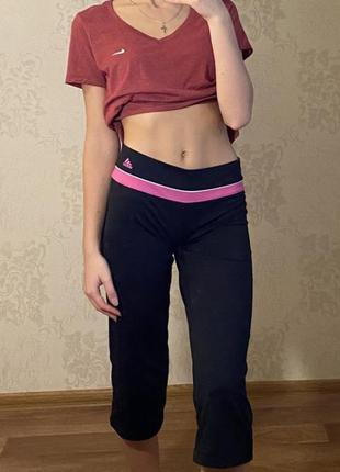 Вінтажні капрі, вкорочені штани adidas