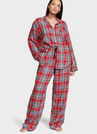 Фланелевая пижама victoria’s secret s, m