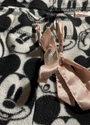 Флісові піжамні штани жіночі з mickey mouse