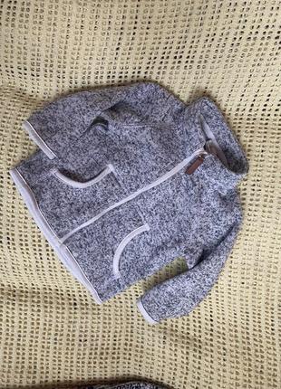 Флисовая кофта 68рр h&m