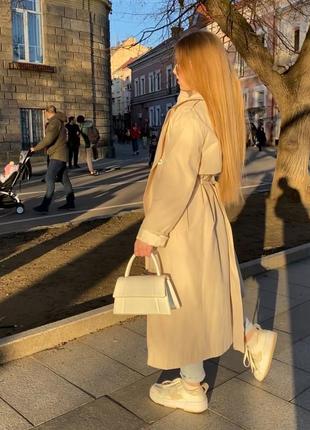 Тренч бежевый (плащ)