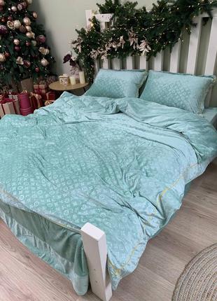 Постільна білизна велюрова 🔥 це підпал, простинь велюрова, простирадло велюрове,...