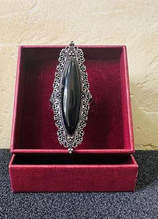 Розкішний, масивний, перстень, каблучка, кільце у вінтажному готичному стилі, 19,5 розмір