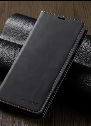 Магнитный кожаный чехол книжка на huawei p smart +2019