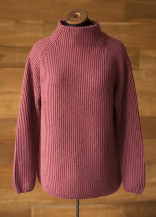 Бордово фіолетовий кашеміровий светр жіночий in linea, розмір, l, xl