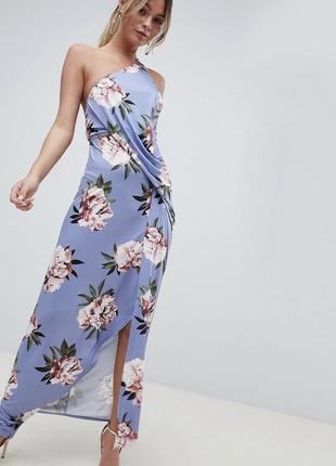 Новое длинное платье asos m платье с разрезом на ноге длинное платье