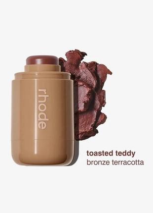Оригинальные кремовые румяна rhode toasted teddy / кремовые румяна рходе / румяна rhode teddy / румяна rhode / кремовые румяна rhode _1