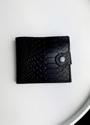 Премиум мужской кожаный кошелек личной ручной работы