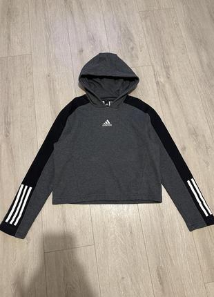 Укороченный худи adidas xs 158cm