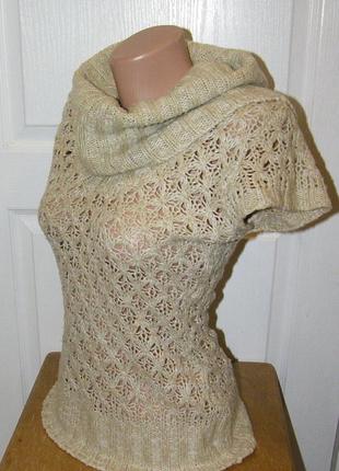 Ажурная туника (жилетка), размер xs