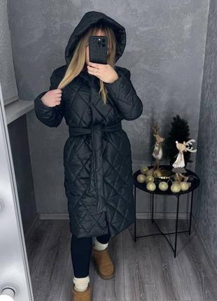 Жіноче тепле зимове пальто,женское тёплое зимнее пальто,стьогане,стьобане,стёганое