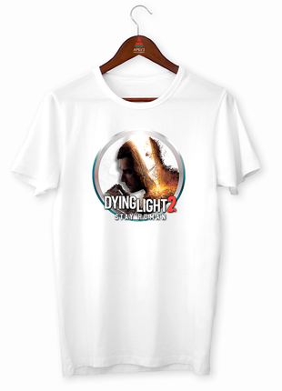 Футболка з оригінальним принтом для ігромана games "dying light 2" push it