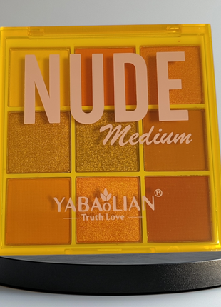 Палетка тіней nude medium тени теней