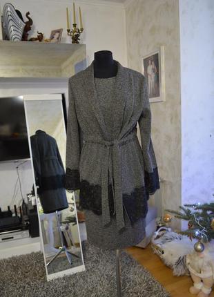 Платье с пиджаком на пояс