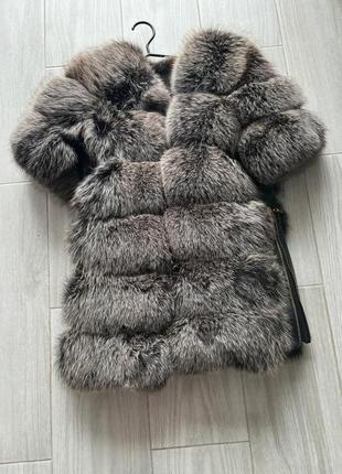 Жилет из меха песца